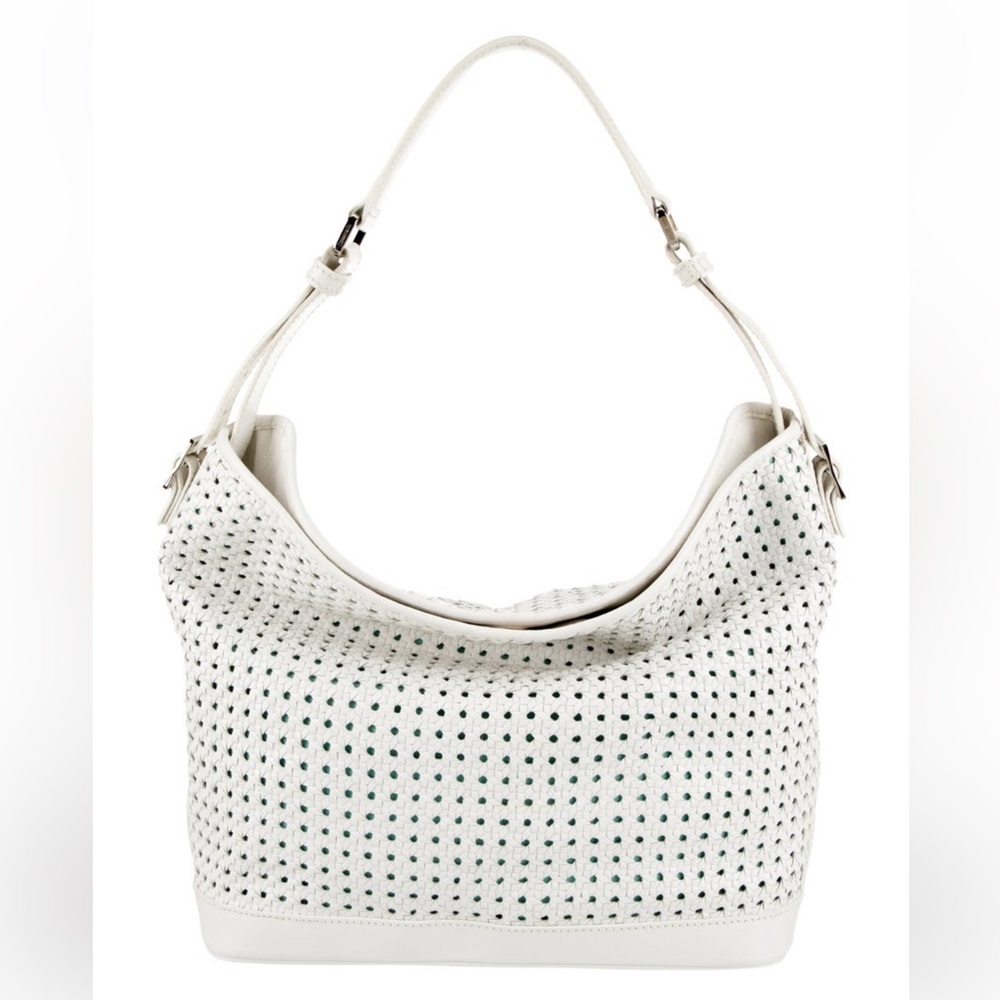Tiffany and Co. White Leather Hobo RARE!